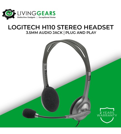 Logitech Wired Stero Headset H110